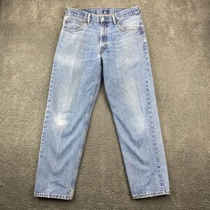 Levis 550 Relaxed Fit‎ Jeans Mens W34 L32 Light Wash Denim Blue